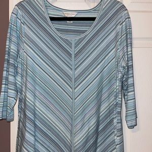 Christopher & Banks 3/4 Length Sleeve Top - Petite XL